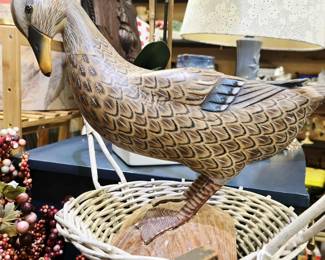 Bird statue