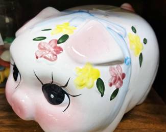 vintage piggy bank