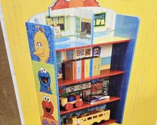 Sesame Street book shelf. New in box!