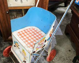 Vintage doll stroller