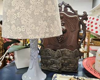 Vintage lamp and decor