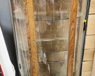 Oak Curio Cabinet