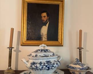 Oil painting circa 1884