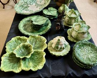 Large collection of Vietri Italian handpainted pottery