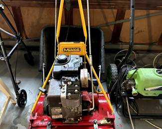 Used once power 10 blade reel mower for fine cutting retails over 2000