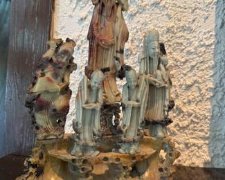 Antique Asian soapstone figurine