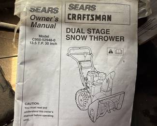Craftsman Snowblower