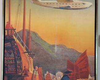 Travel poster reproductions