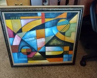 Original abstract painting (signature next pic)