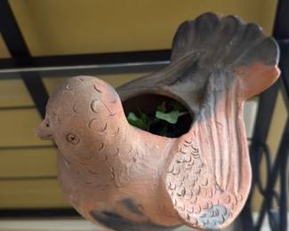 Terracotta Bird Planter 