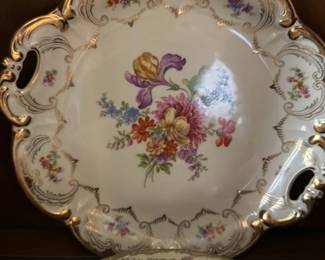 Bavaria Tirschenreuth "Daphne" Pattern Porcelain Serving Tray 