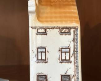 Polychroom Hand-painted "Made in Holland" Ceramic House Figurine 