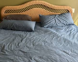 Wicker Rattan Headboard