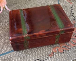 Vintage Ceramic Trinket Box 