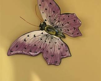 Ceramic Butterfly Wall Decor 