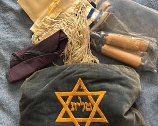 Jewish Tallit and Tefillin Bag Set 