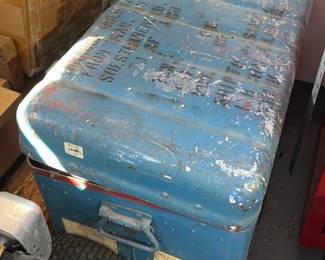 Vintage Military Ammunition Chest/Storage Trunk