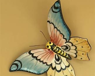 Ceramic Butterfly Wall Decor 