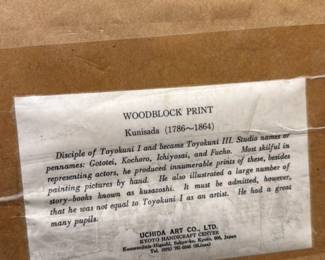 Woodblock Print by Kunisada