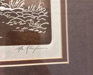 Timeless Grace Woodblock Print 