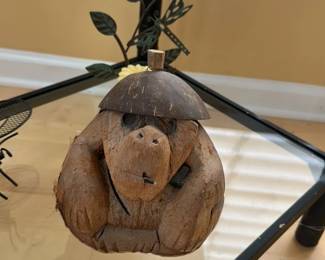 Coconut Carved Sculpture 