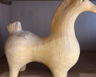 Terracotta Horse Figurine 