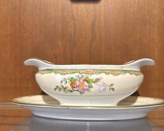 Vintage Gravy Boat with Underplate 