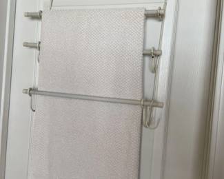 Over the Door towel Rack with Hooks 