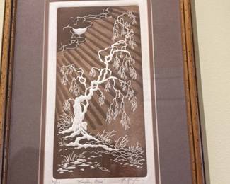 Timeless Grace Woodblock Print 