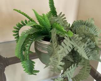 Artificial Fern in Decorative Pot 