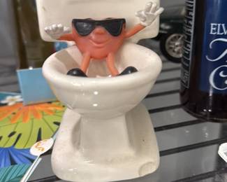 Gerber "Bossy Bear" Toilet Figurine 