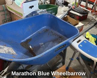 Marathon Blue Wheelbarrow