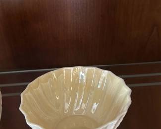 Vintage Schumann Bavaria "Seashell" Creamer and Bowl Set