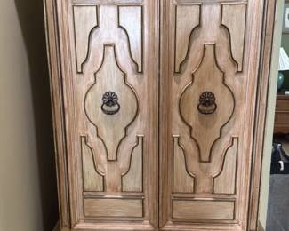 Vintage Armoire with Drawers 