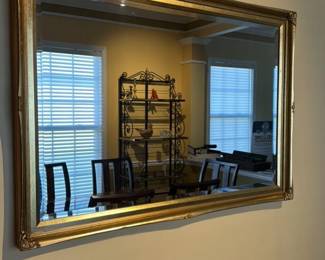 Ornate Gilt Wood Mirror