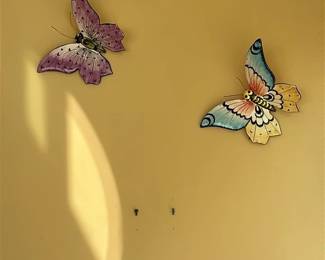 Ceramic Butterfly Wall Decor 