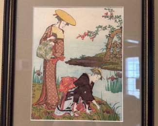 Woodblock Print by Torii Kiyonaga