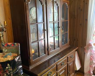 Dining room china cabinet, $150