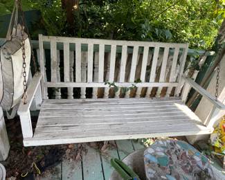 Outdoor swing, $50