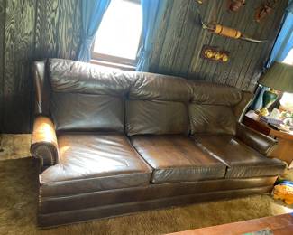 Leather Sofa, $200