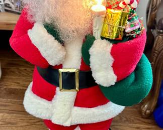 Vintage animated Santa