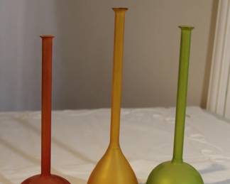 Art Glass Pencil Vases