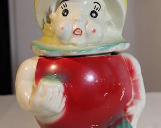 Collectible Cookie Jar Albert Apple