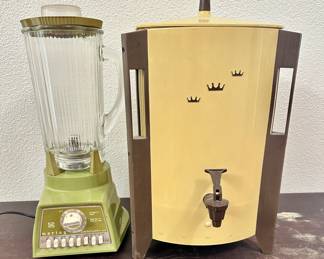 Vintage mixer and coffee urn