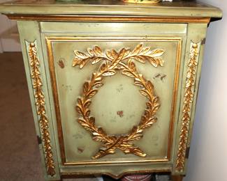 Antique bureau side