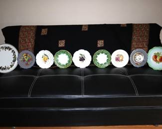 Many decorative plates