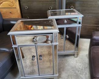  Mirror end tables