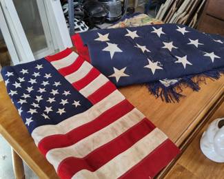 48 star flag, 50 star flag