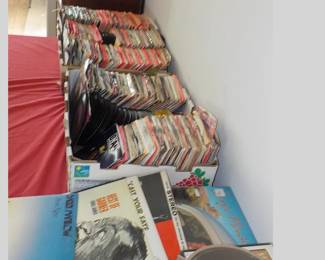 Reel-to-Reel Tapes, Albums and 45 RPM Records