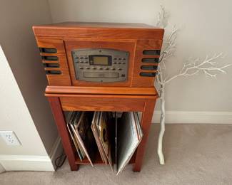Stereo Cassette and Record Player